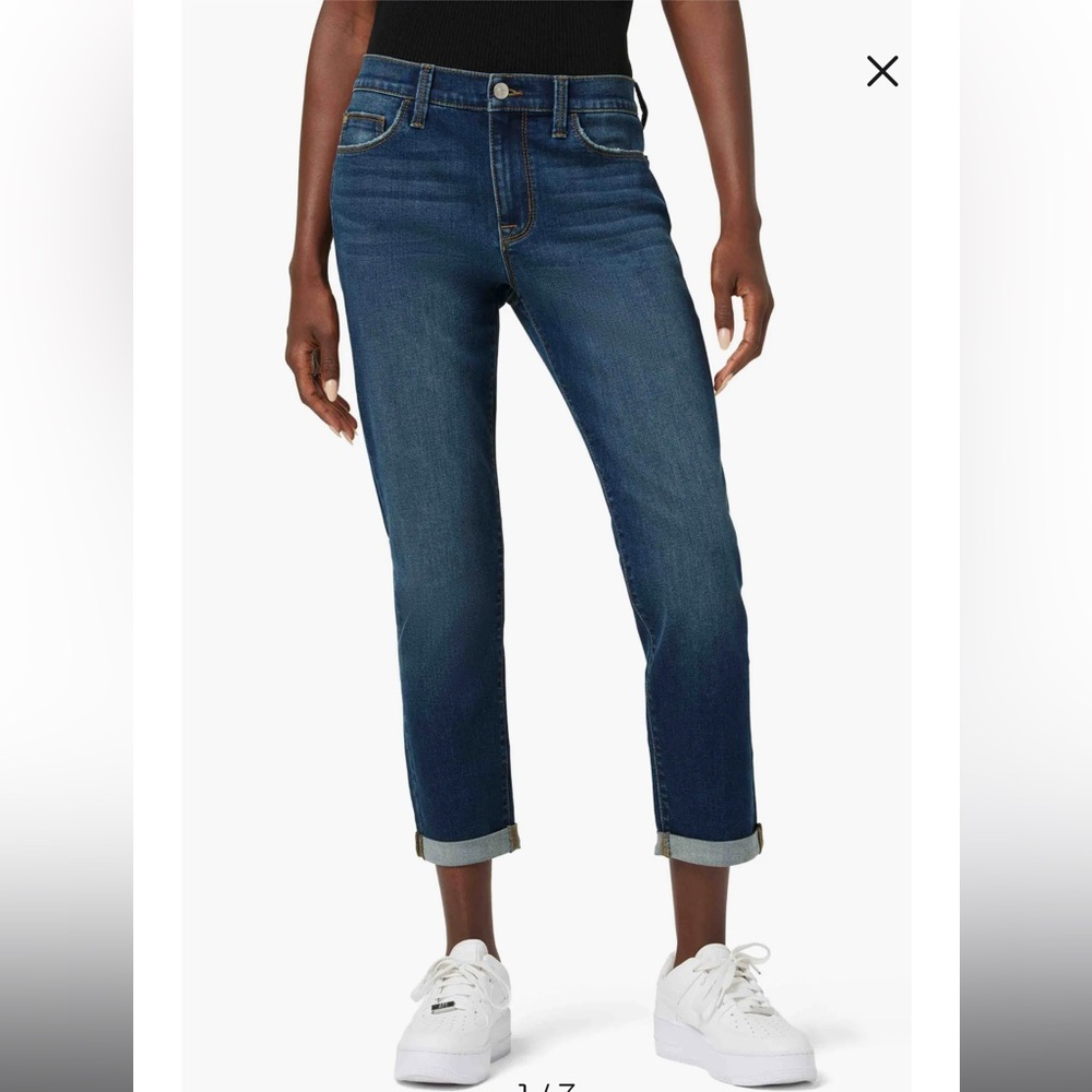Hudson Natalie Mid Rise Slim Boyfriend Sz28